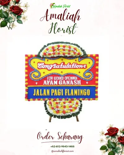 Bunga Papan Congratulation di 26 Ilir